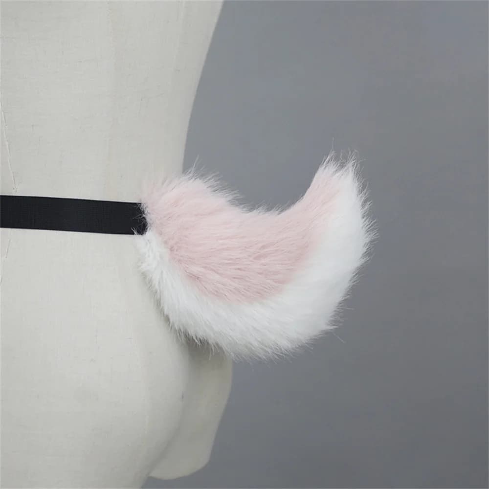Queue de lapin en peluche, simulation de queue d'animal, accessoires de Cosplay, accessoires de Cost