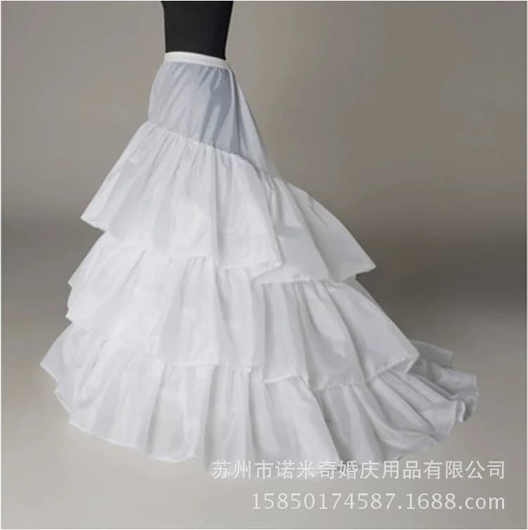 Jupon de mariée en tulle noir, grande jupe bouffante, silhouette trapèze, sans bretelles, longueur m