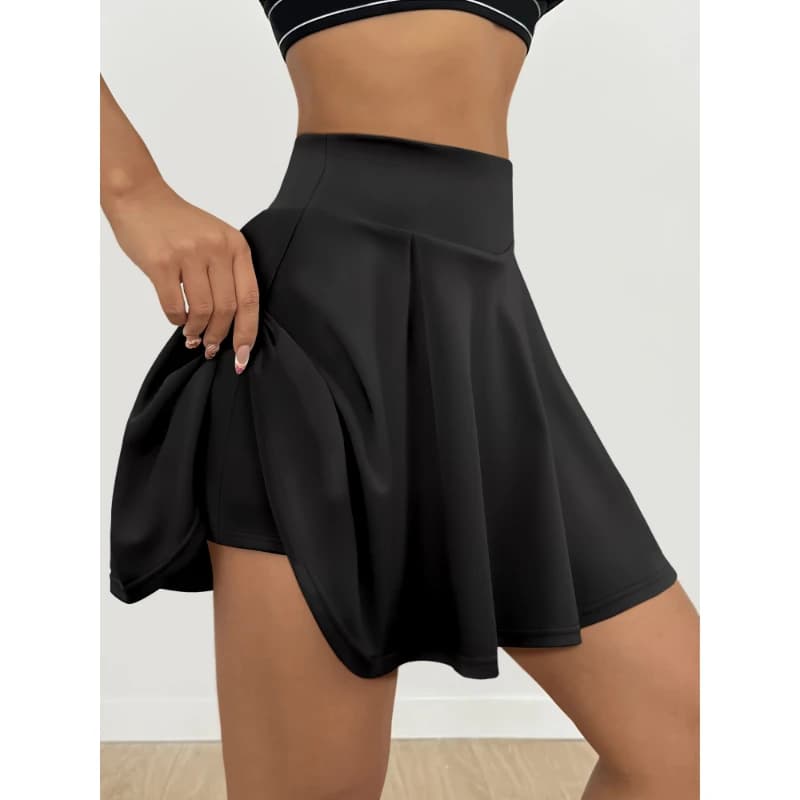 Jupe demi-corps pour femme, cent de jupe plissée douce et confortable, respectueuse de la peau, déco