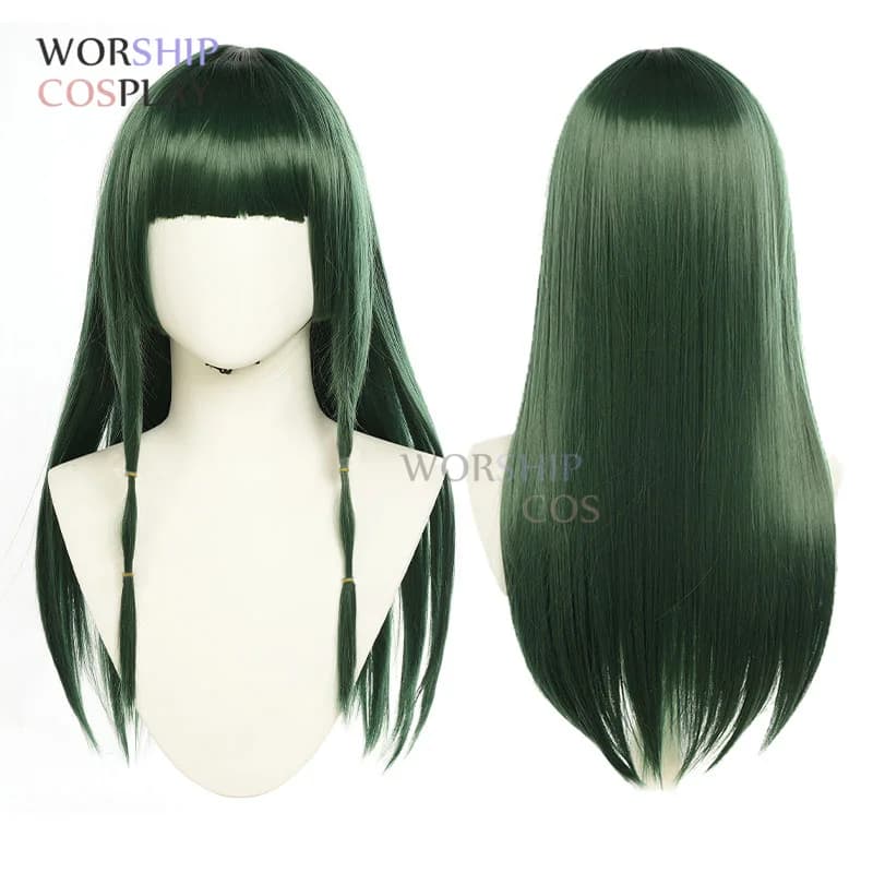 Maomao Cosplay perruques Anime l'apothicaire journaux perruque femmes mignonnes vert noirâtre cheveu