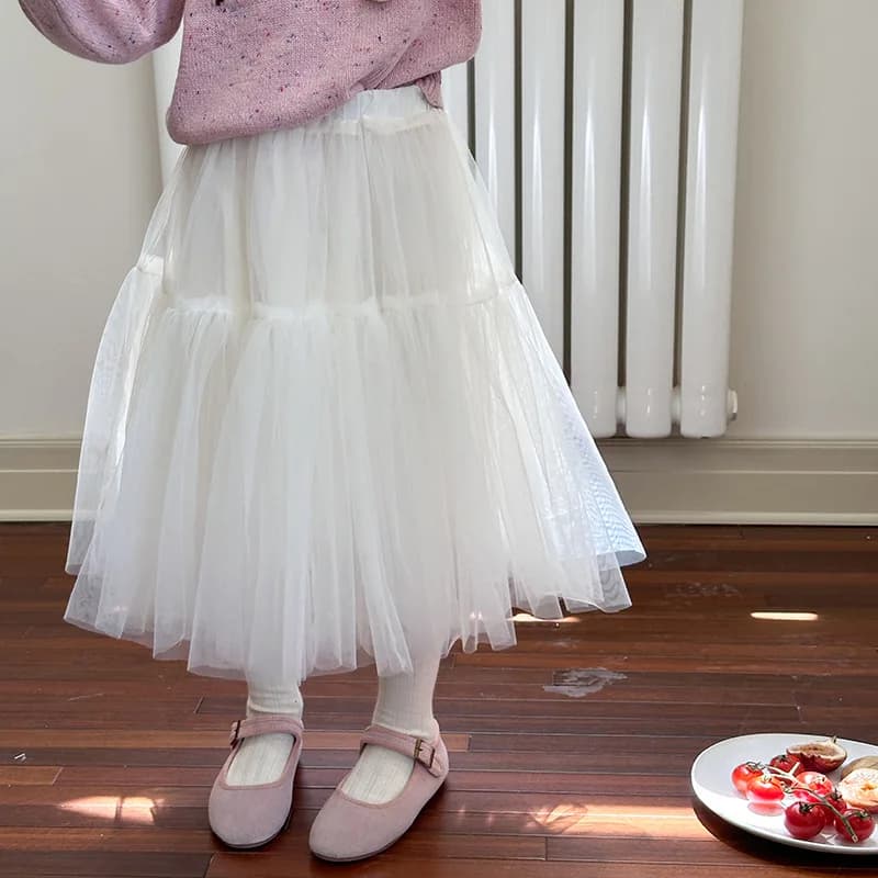 Jupe en tulle bouffante pour filles, nouvelle collection printemps-été 2026, jupe polyvalente et élé