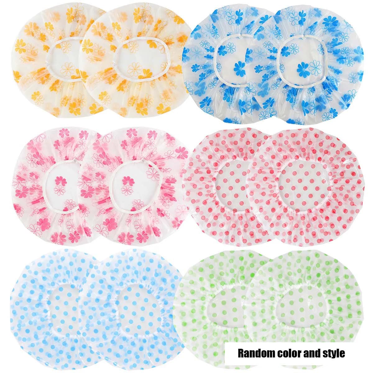 1/5 pièces bonnet de douche imperméable bain ménage cheveux longs douche cheveux secs bonnet cuisine