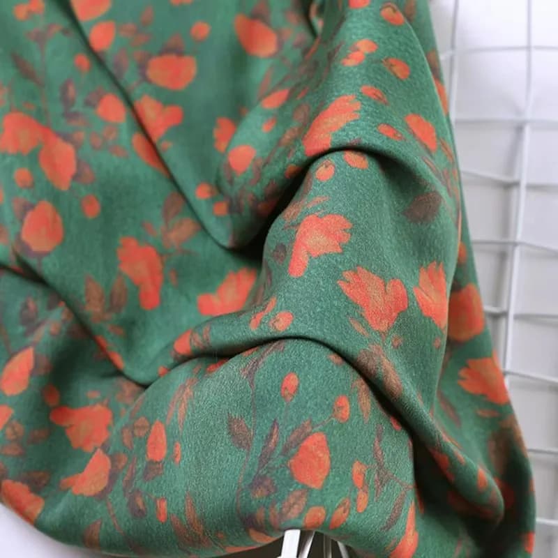 Tissu en viscose imprimé numérique de qualité supérieure pour robe, 1 mètre x 1,4 mètre