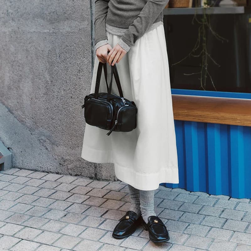 Jupe Semir Femme 2025 Nouvelle Collection Printemps Taille Élastique Couleur Unie Polyvalente Nouvel