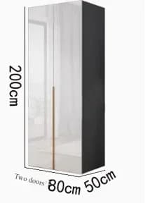 Armoires coulissantes à miroir, rangement de luxe pour chambre à coucher, armoires en bois blanc, pl