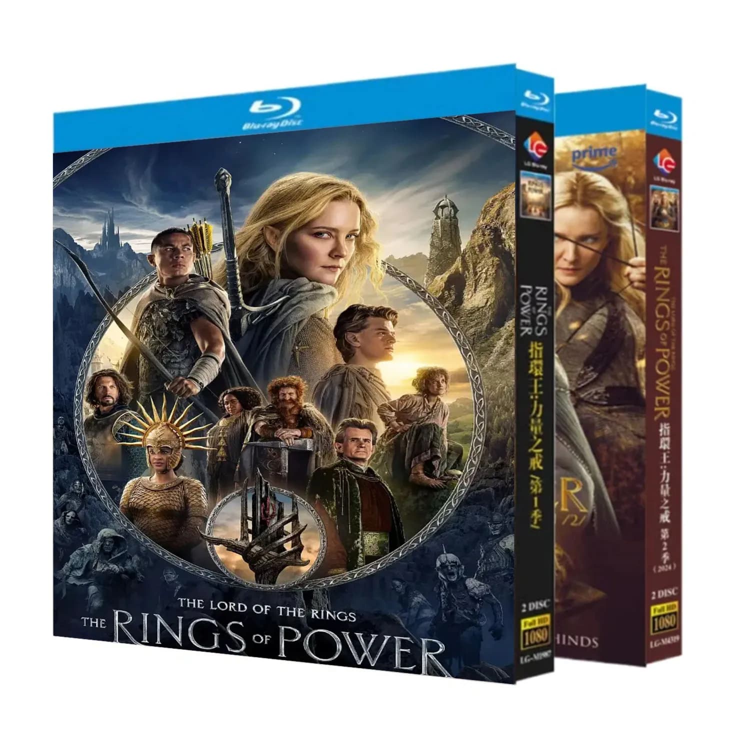 Le Seigneur des Anneaux : Les Anneaux du Pouvoir Saison 1 -2 Disque Blu-ray Haute Définition B