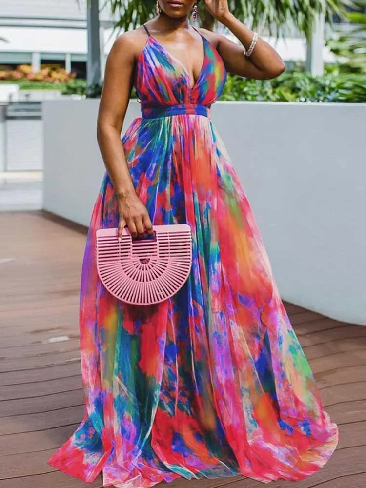 Robe longue dos nu avec ourlet en maille pour femmes, robes de soirée élégantes et belles, vêtements