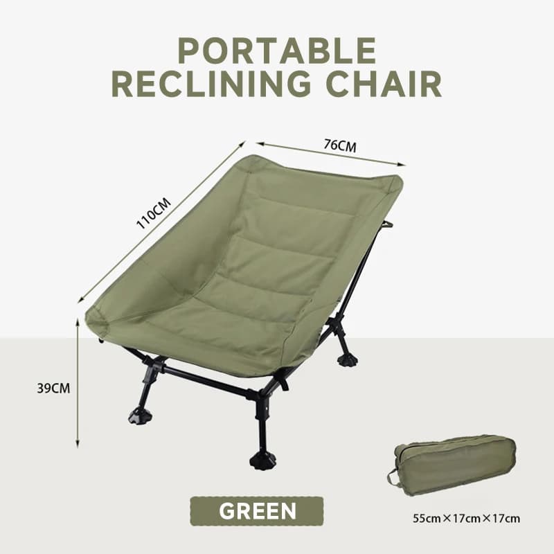 WESTTUNE chaise longue pliante chaise inclinable de Camping surdimensionnée en alliage d'aluminium l