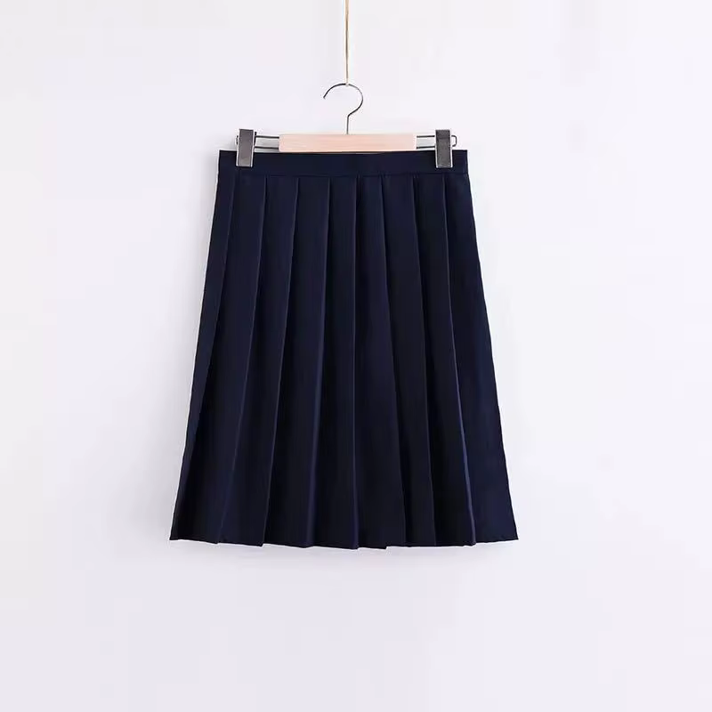 Robes d'école jupe plissée de marin, uniformes Jk Cosplay, costume de collège, noir, bleu marine, ju