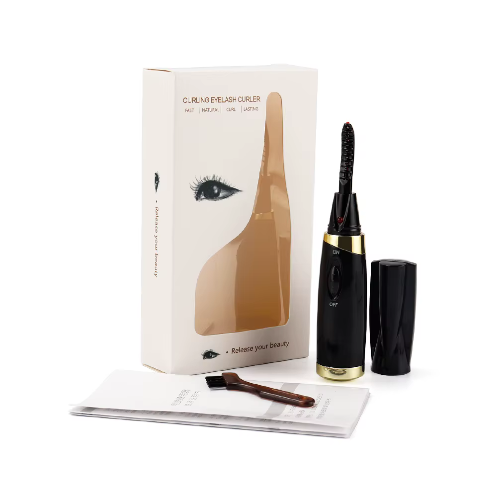 Recourbe-cils électrique longue durée, brosse chauffante permanente, peigne à repasser, outil de maq