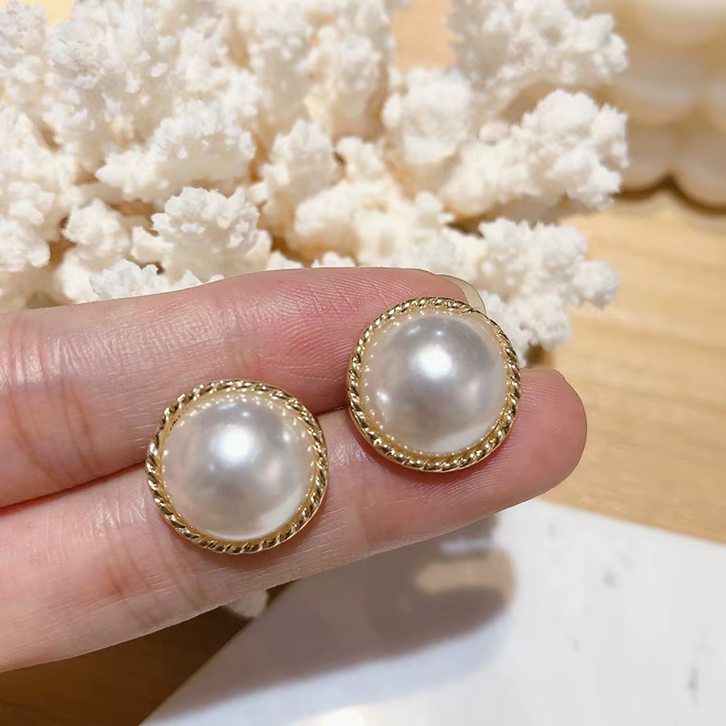 Boucles d'oreilles longues pendantes pour femmes, mode plein cristal, imitation perle, pompon, goutt