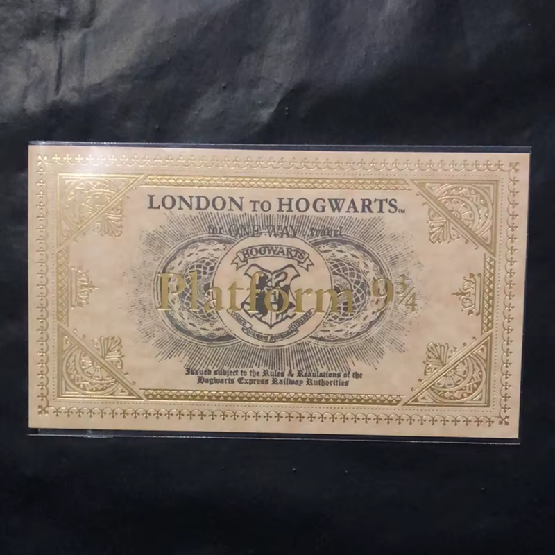Harried Magic School The Marauder's Map of Wizarding World Potter Cosplay Ticket Admission Letter Of