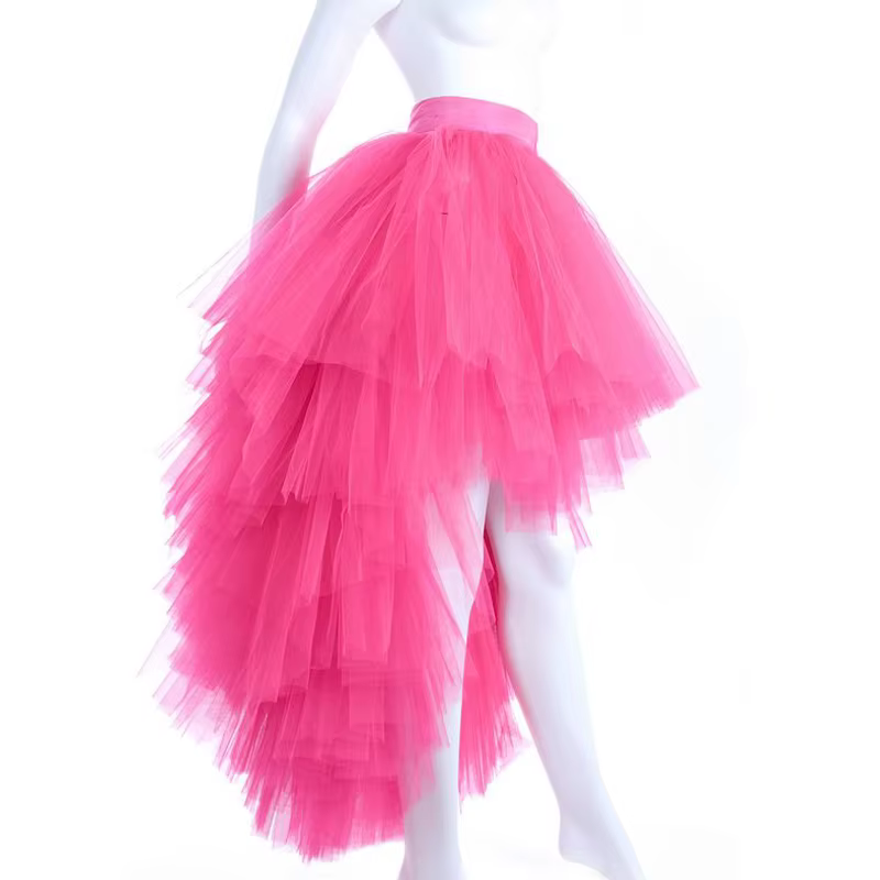 Jupe longue en tulle pour femme, tutu, multicouches, à plusieurs niveaux, longueur au sol, jolie, ph