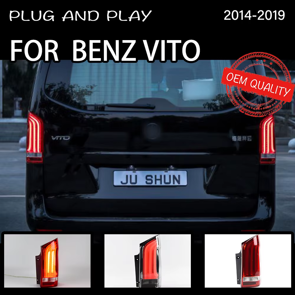 Enquêter arrière LED pour voiture Benz 660 O 2014-2019 V250 V260, phares antibrouillard, feux de jou
