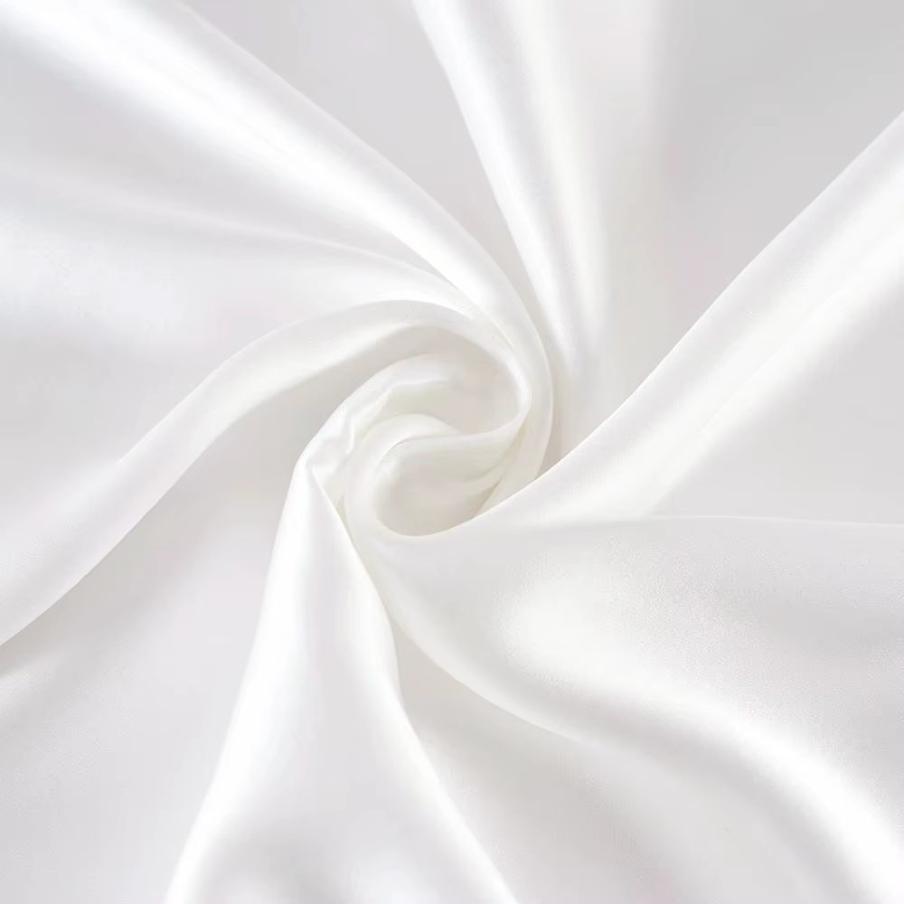Tissu en soie de mûrier 100%, 30 mamans, largeur 114cm, soie teinte unie, pour bricolage, vêtements,