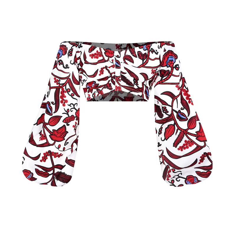 Robe Africaine à Manches sulfpour Femme, Ensemble 2 Pièces, Jupe Fendue Imprimée Dashiki, Vêtement V