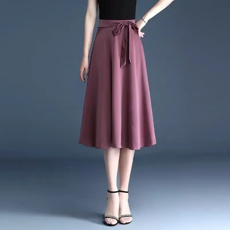 Femme jupe été 2025 Midi une ligne jupes pour les femmes offre originale chaude esthétique nouveau e
