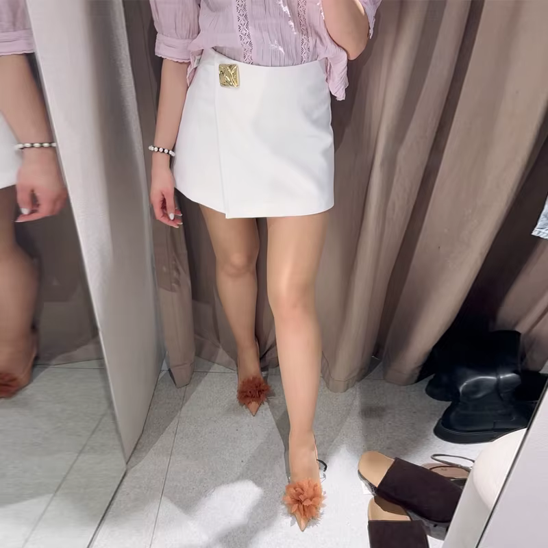 Léopard Rivet Étoile Embelli Denim Short Bouton Avant Moulante 2026 D'été Edgy Femmes Bas Mode Sauva