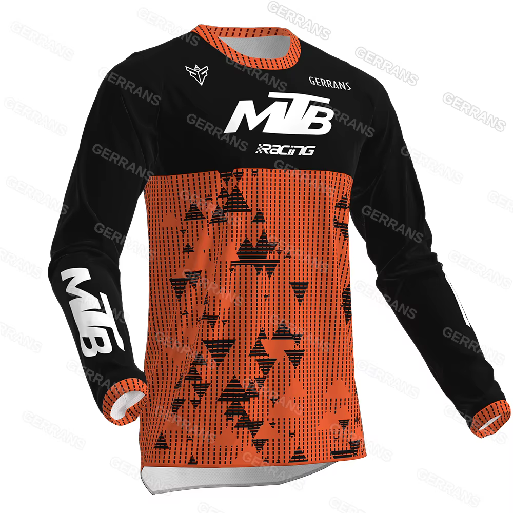 2025 chemise de Motocross à manches longues hommes maillot de descente tout-terrain vélo course T-Sh