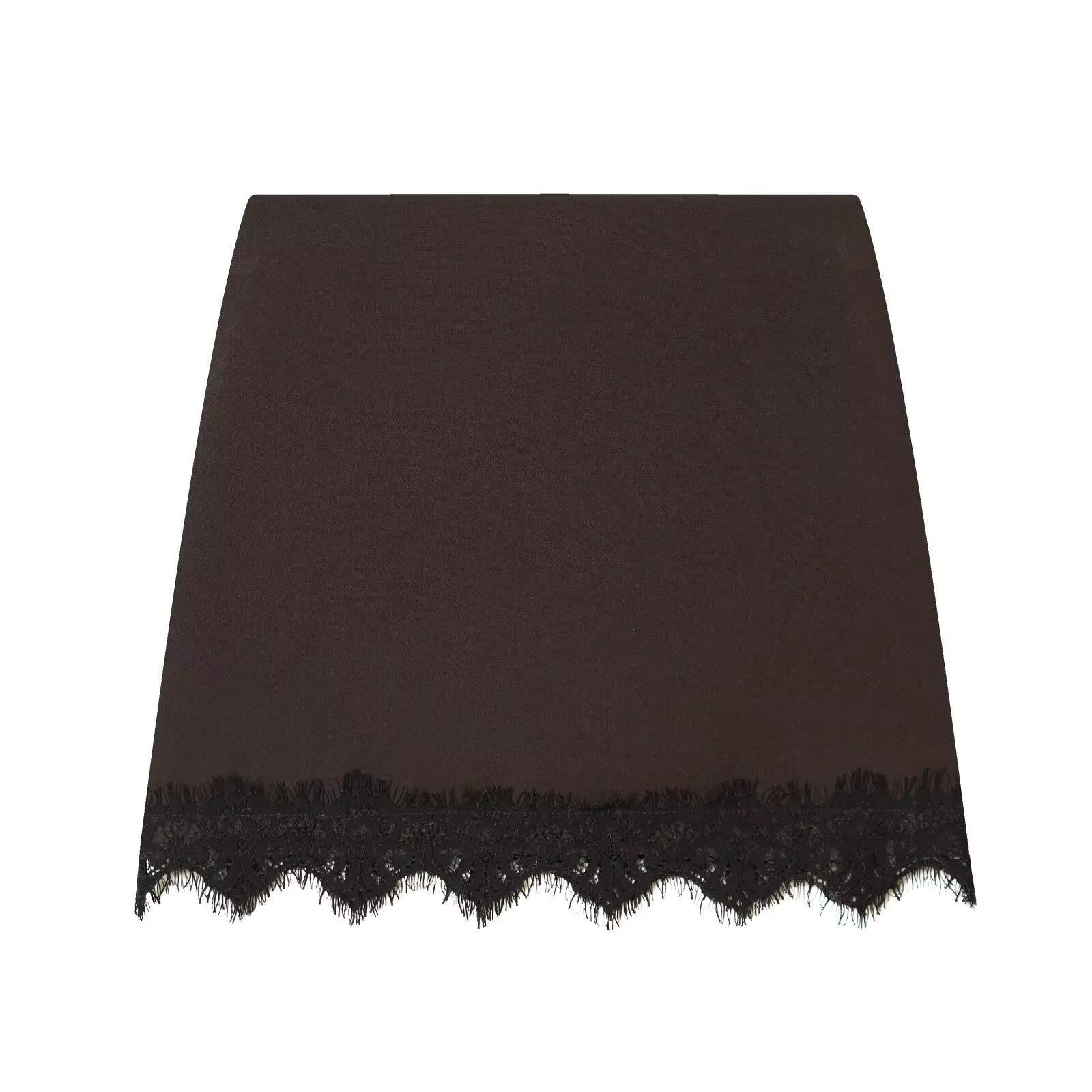 Femmes Mini jupe en dentelle Sexy a-ligne plissée taille haute jupe pour les femmes printemps été no