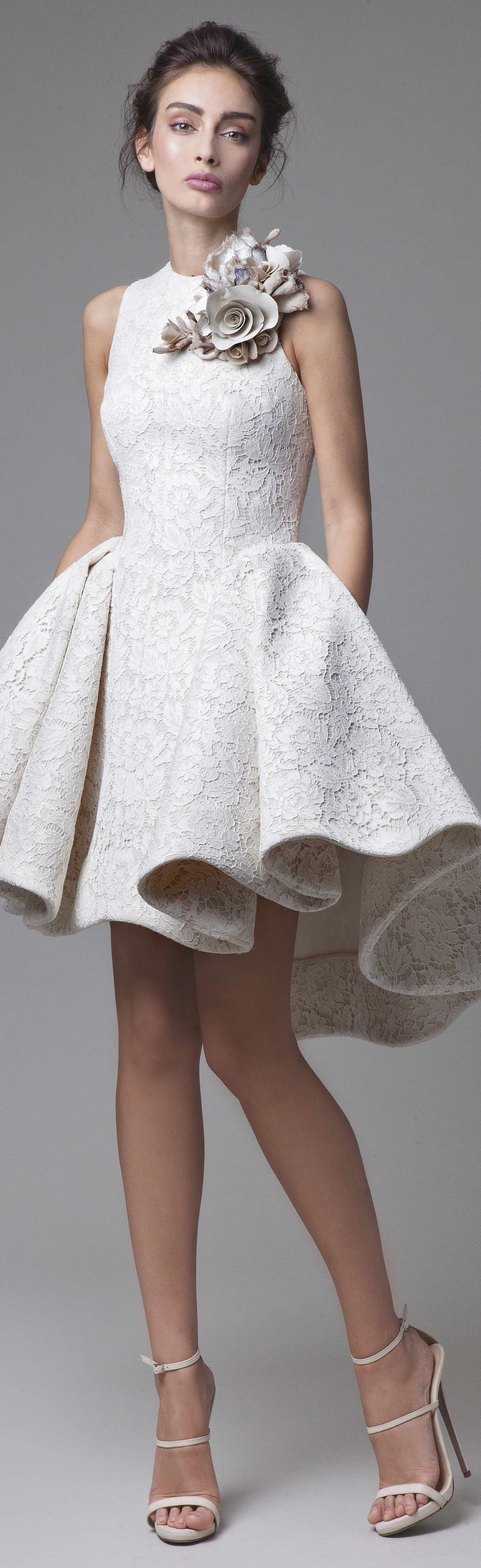 Robe Courte de Bal Coupe A-Line Longueur Genou avec Appliques Col Rond Sexy Élégante Ajustée pour An
