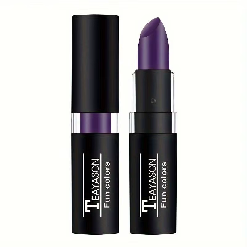 Rouge à lèvres mat violet imperméable-peinture de maquillage de scène créative d'halloween longue du