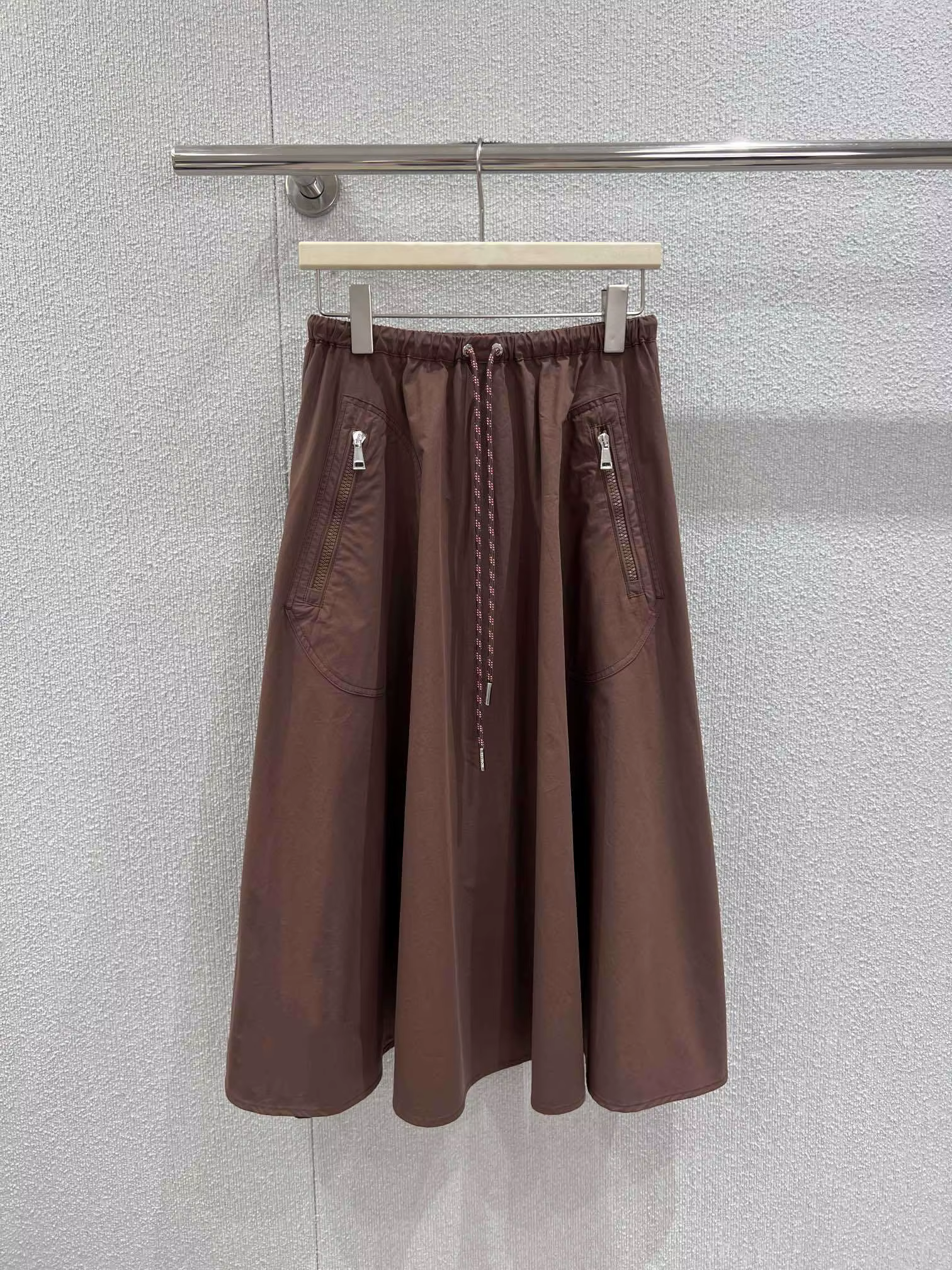 Jupe longue à taille élastique pour femmes, mode printemps-été, style décontracté 2512831