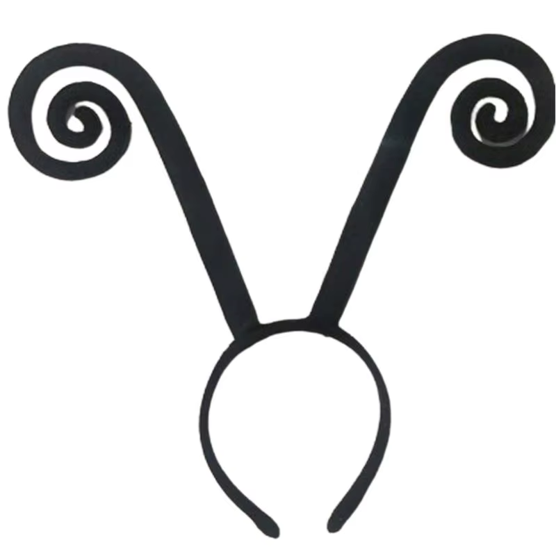 Bandeau d'antenne longue en pour enfants adultes, serre-tête anti-insectes, cerceau pour cheveux, Ha