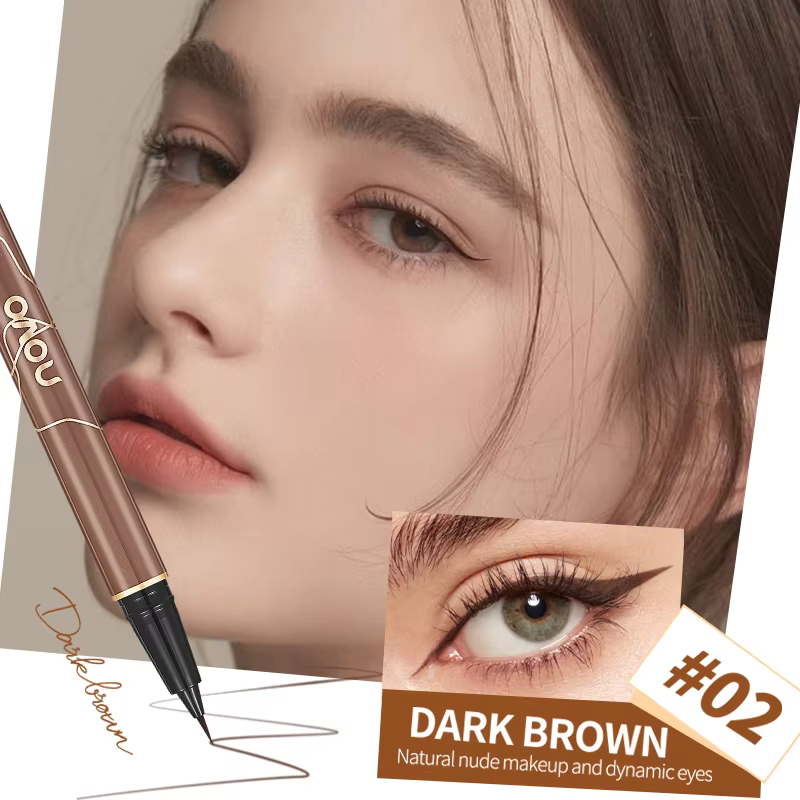 Eyeliner imperméable, Eyeliner de maquillage longue durée et sans taches, lisse et professionnel, pe