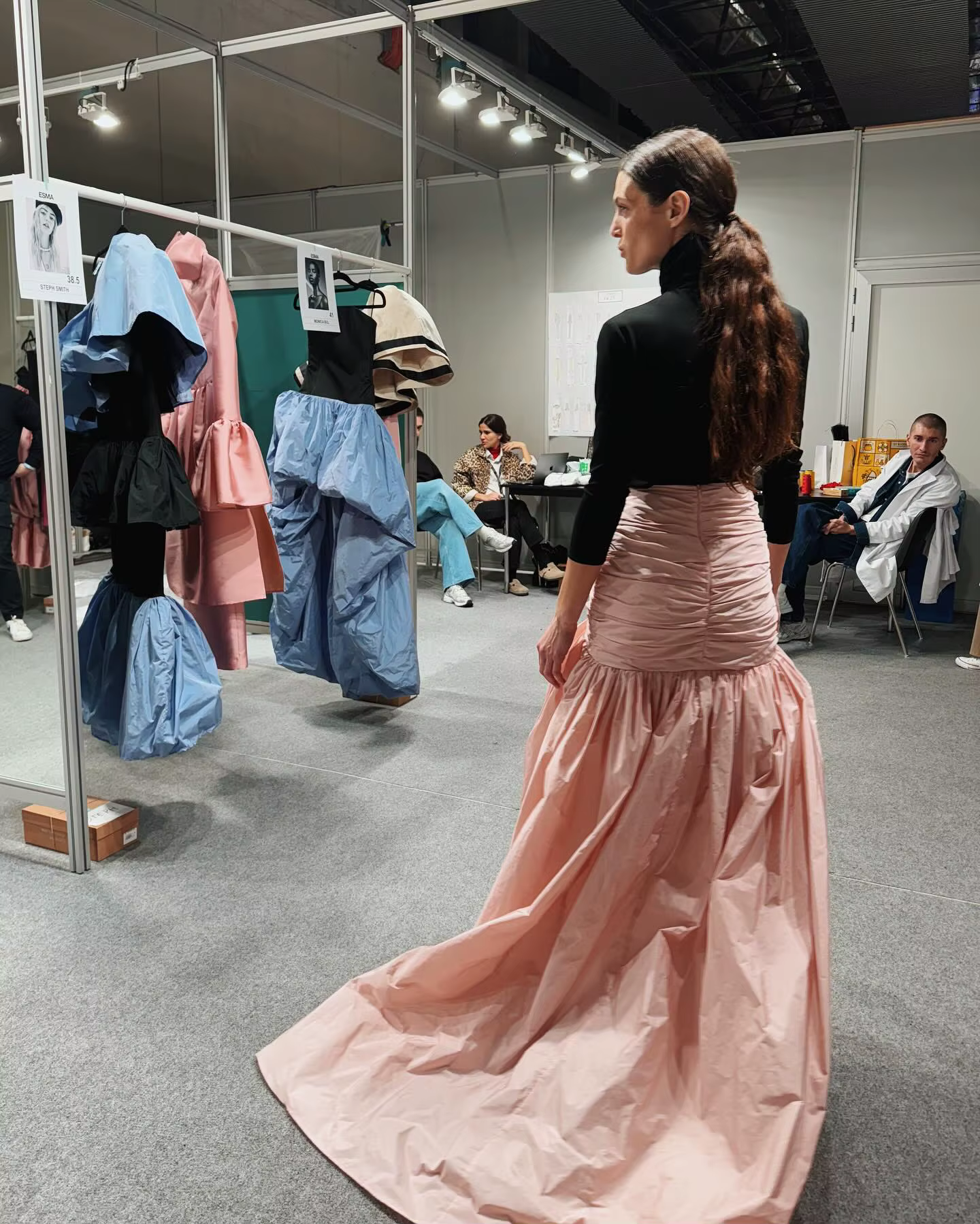 Jolies jupes longues roses pour femmes, style A-line, jupes de mariée pour mariage et soirée, avec f