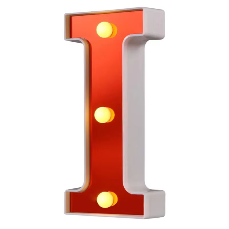 Lettres lumineuses LED de 16 cm, 26 lettres anglaises décoratives, pour la maison, le club, l'extéri