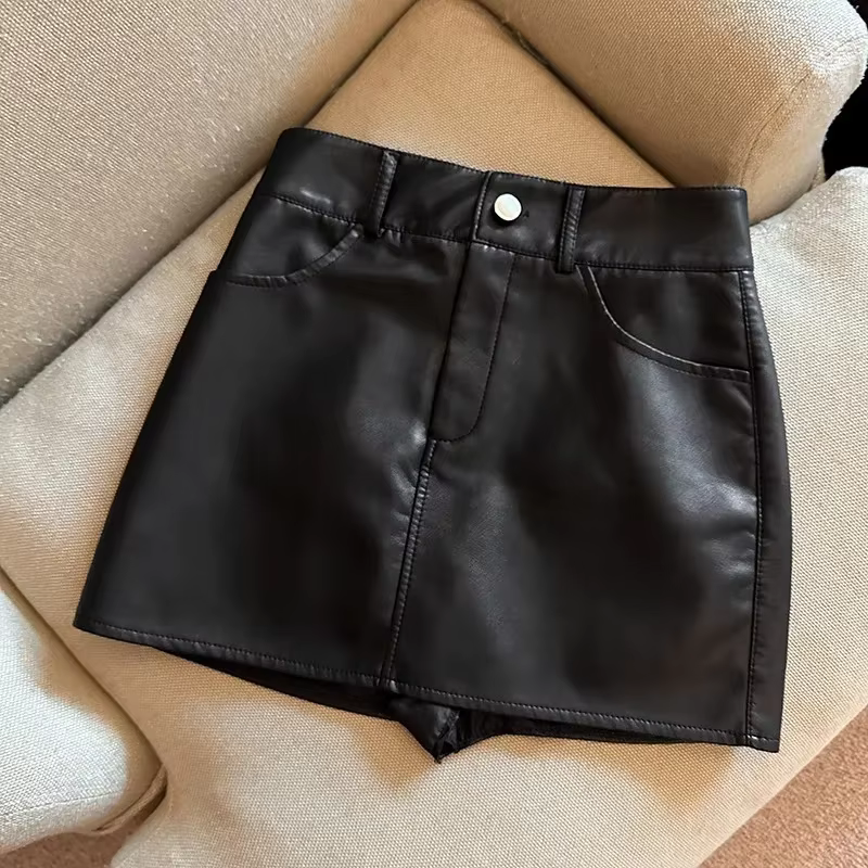 Jupe noire Blackpuskirt, mini-jupe, printemps-été 2024, nouvelle jupe moulante à taille haute, jupe 
