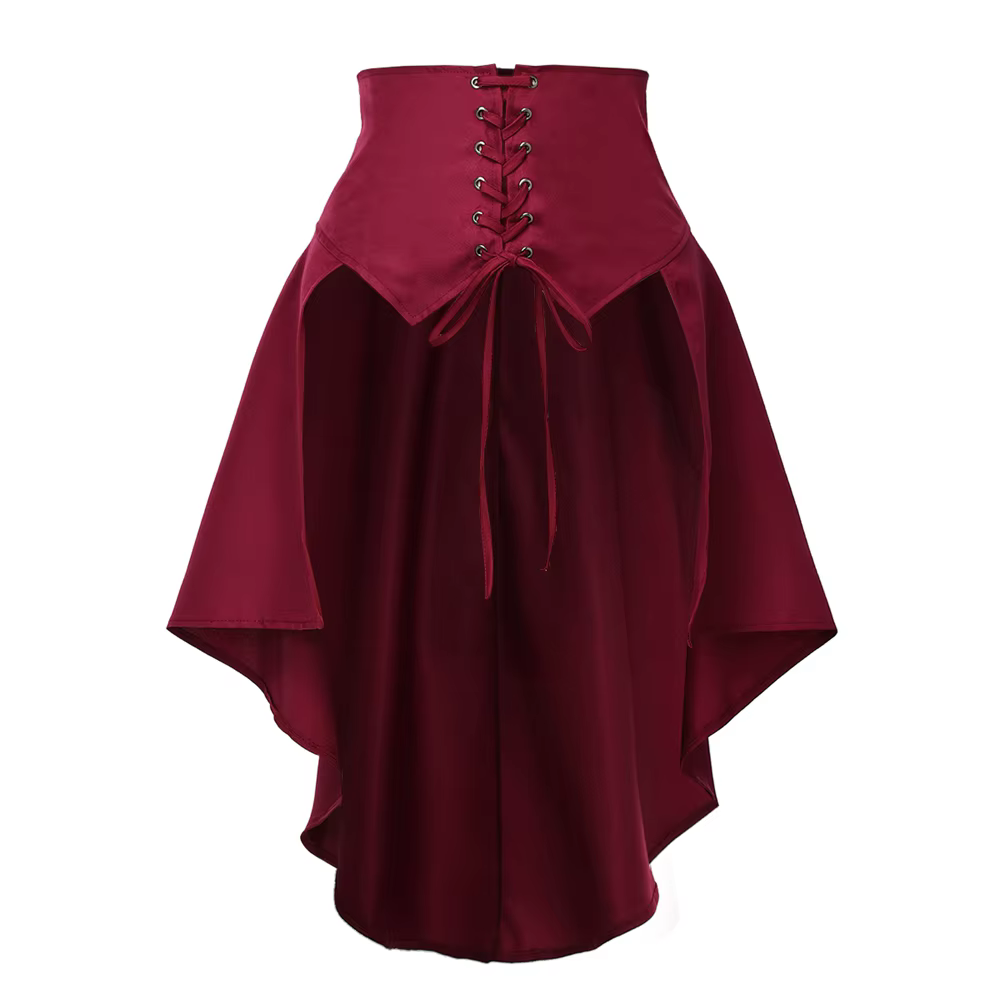 Jupe médiévale femmes victorien Burlesque sirène jupe gothique Steampunk Punk Corset agitation jupes