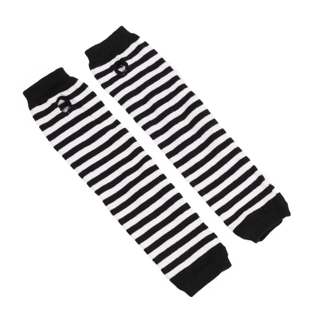 Gants chauds d'hiver à manches longues pour hommes et femmes, mitaines de coude tricotées Hip-Hop à