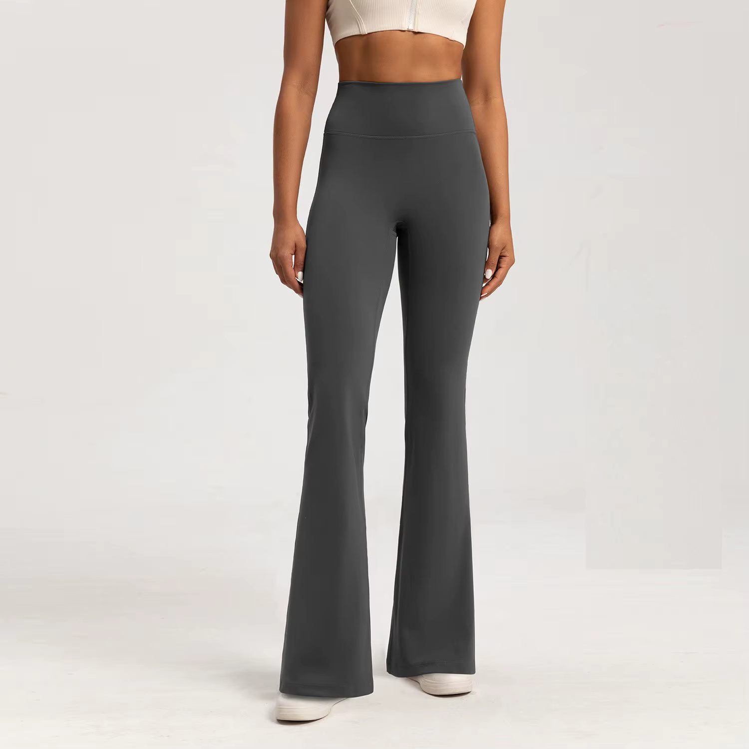Leggings de Yoga haut de gamme pantalons de Yoga minces taille haute pantalons à jambes larges bas r