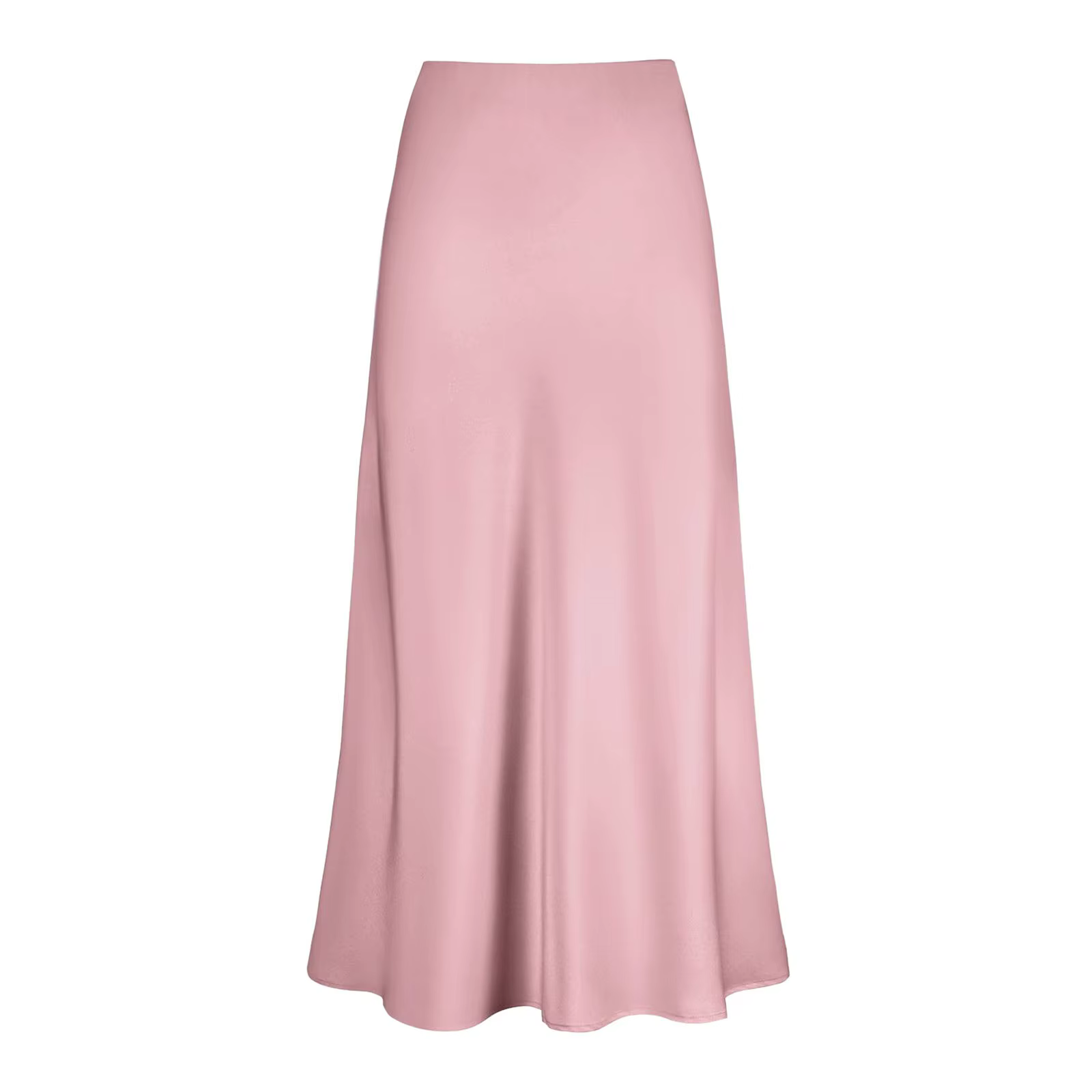 Jupes élégantes en Satin de soie pour femmes, jupe taille haute, nouvelle mode coréenne, ligne a, co