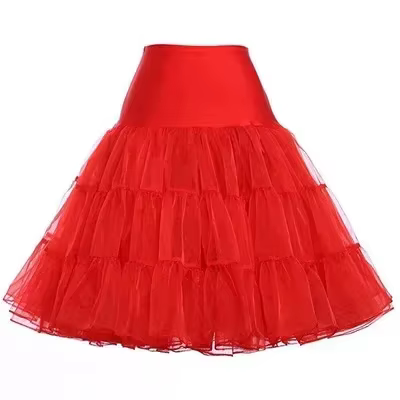 Jupe Tutu Silps Swing Rockabilly, jupon sous-jupe Crinoline moelleuse pour mariage