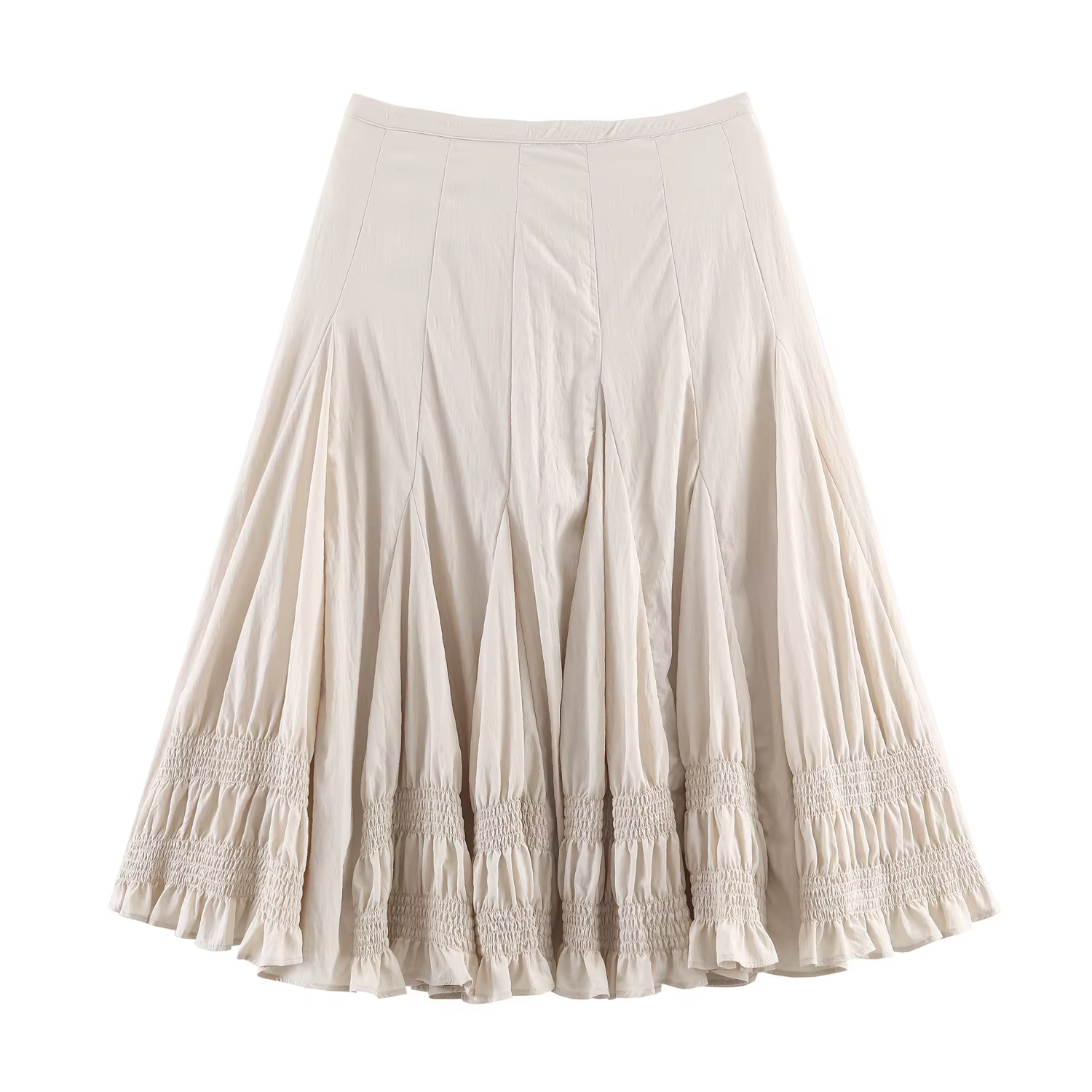 Jupe mi-longue polyvalente pour femme HH, taille haute, décontractée, style streetwear, avec fermetu