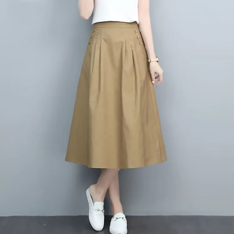 Jupe trapèze de style coréen pour femmes, Harajuku Premium, Streetwear chic et élégant, Esthétique m