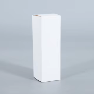 Boîte d'emballage en papier Kraft, 50 pièces, rectangulaire, blanc, noir, carton à douille pliante,