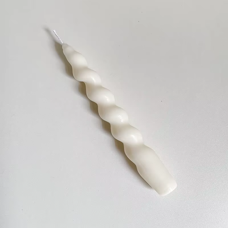 Bougies Pilier Spirales Classiques Longues, Bougies à Longue Durée de Combustion, Bougies de la Sain