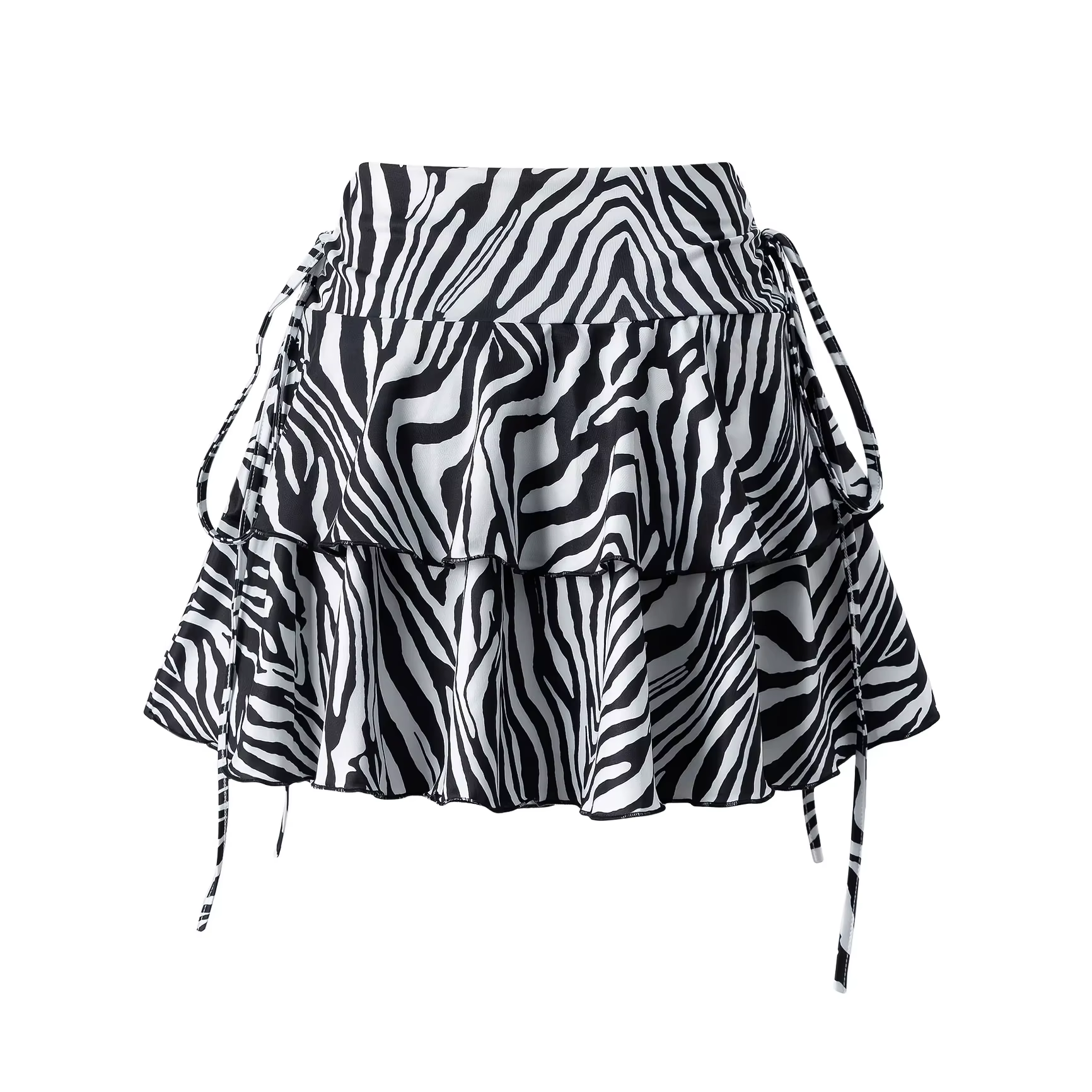 Nouvelle jupe imprimée zèbre pour femme, mode estivale, polyvalente, taille haute, coupe ajustée, ta