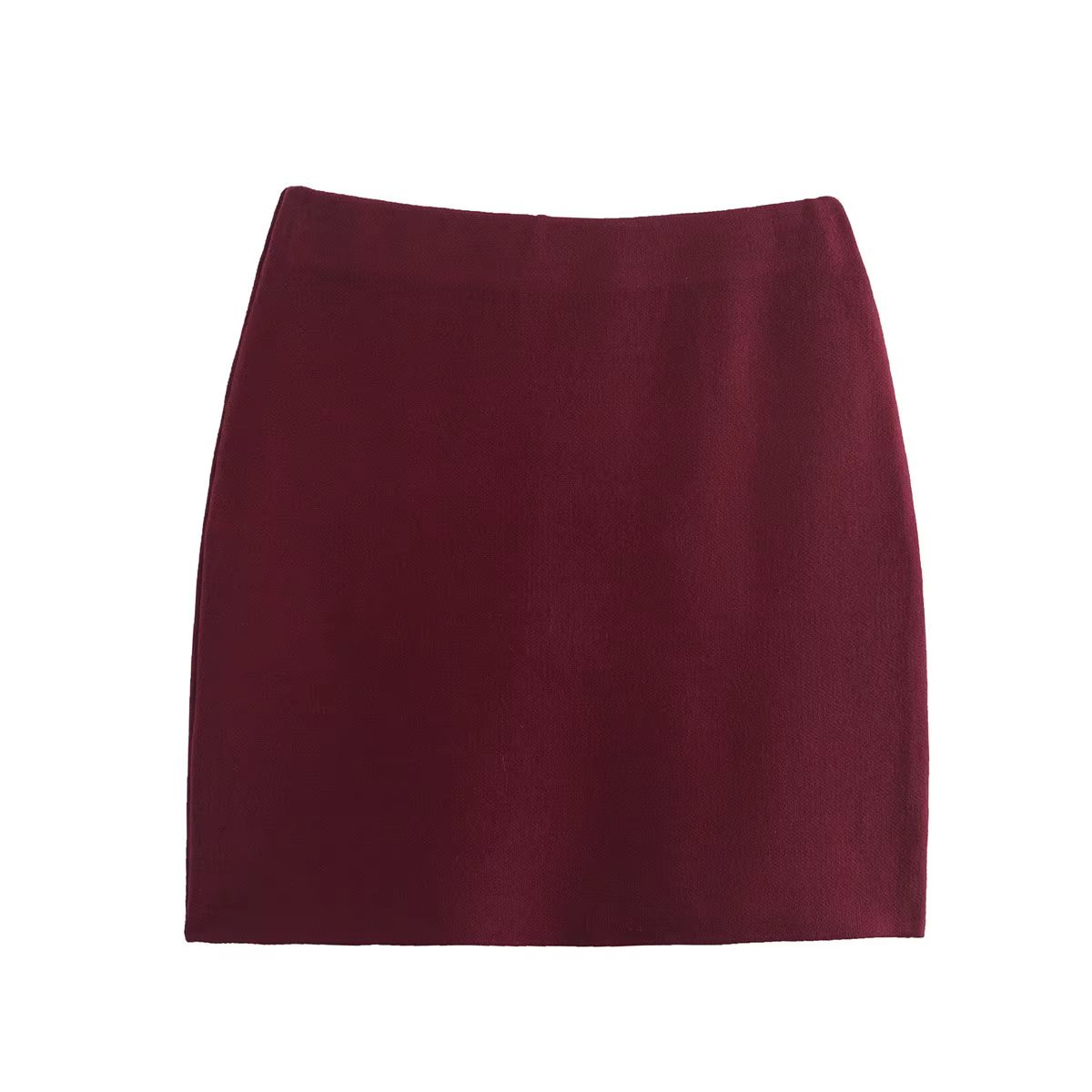 Costume jupe courte veste mince tricotée simple pour femme