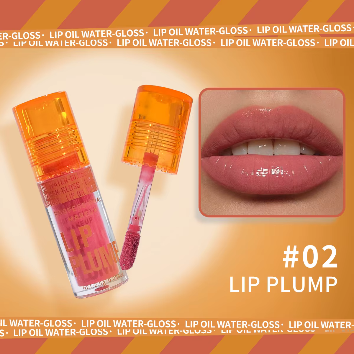 JUJU DREAM Lip Gloss (Multi-Tombes) - Huile pour les lèvres brillant à l'eau, hydratante et repulpan