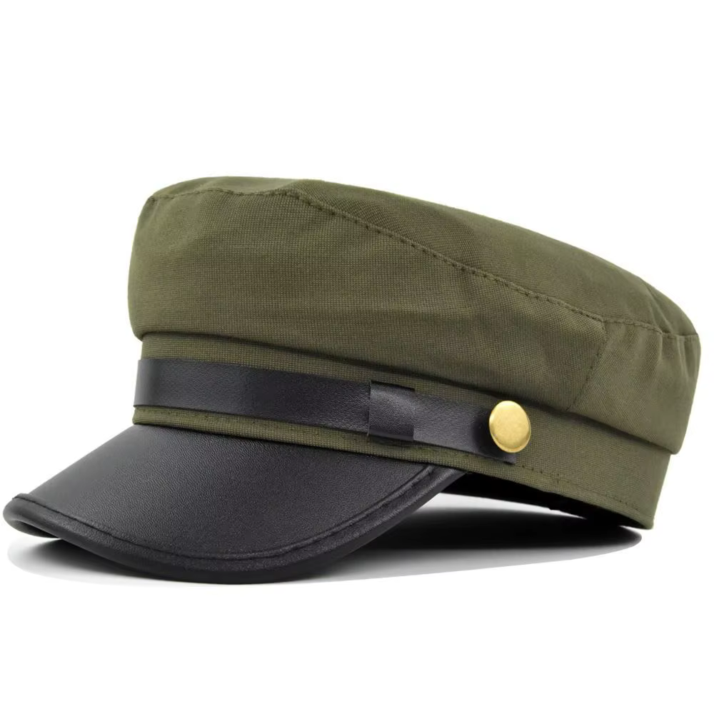 Béret octogonal de style britannique pour les voyages en plein air, casquette plate vintage, chapeau