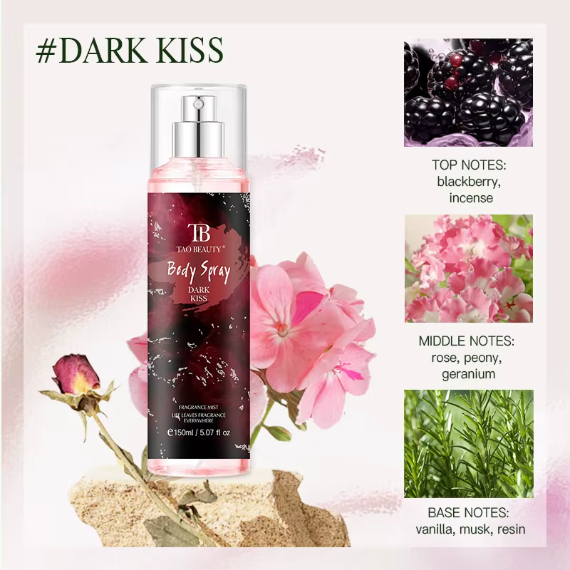 Le spray parfumé a un parfum floral léger et durable avec une touche fruitée. C'est un spray corpore