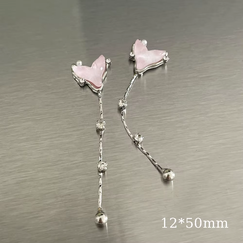 -Cue de sirène- Pendentifs en alliage innocent Chaînes de queue de poisson fantaisie Bijoux incrusté