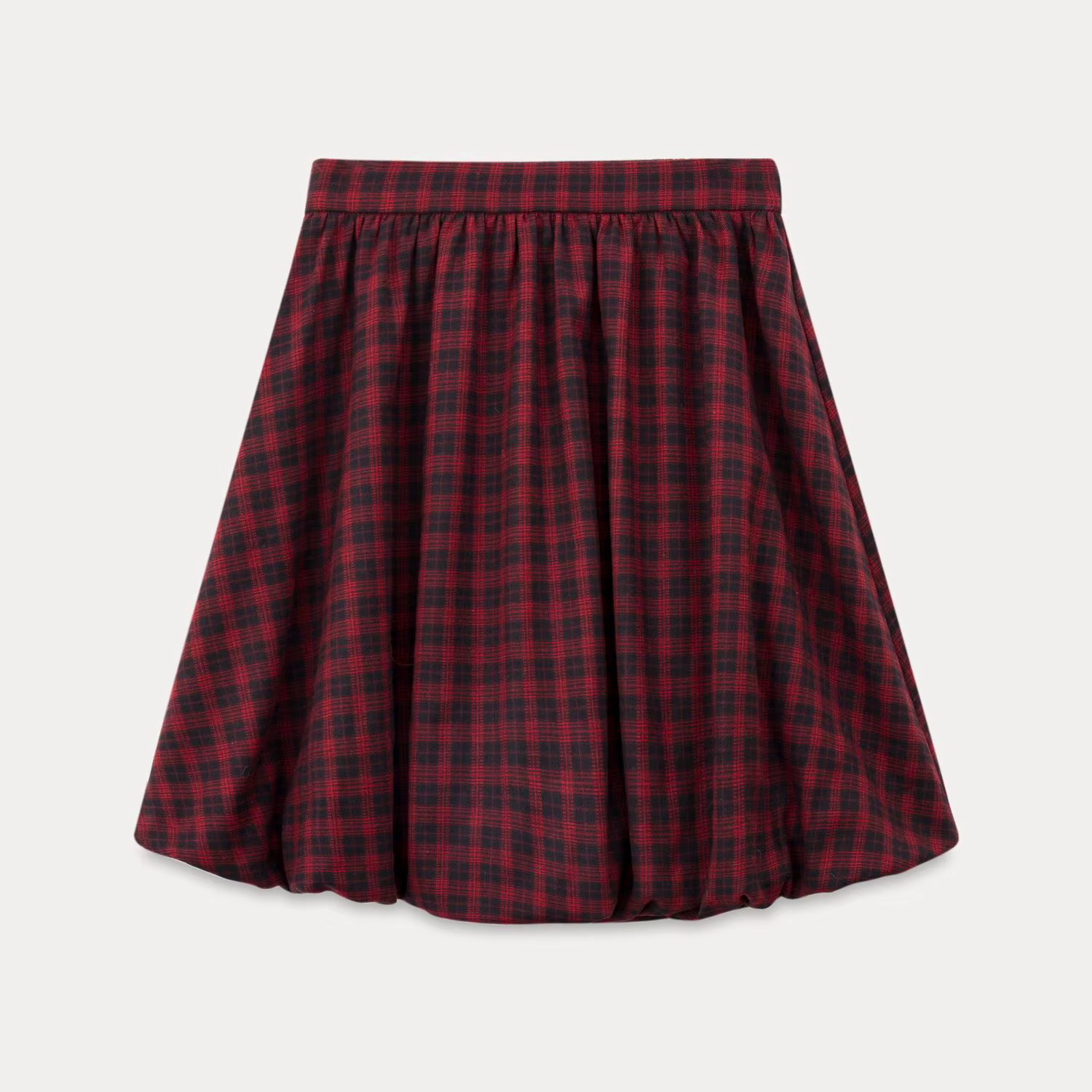 Jupe coréenne 2026 pour femme, printemps, taille haute, rétro, ample, à carreaux, coupe trapèze
