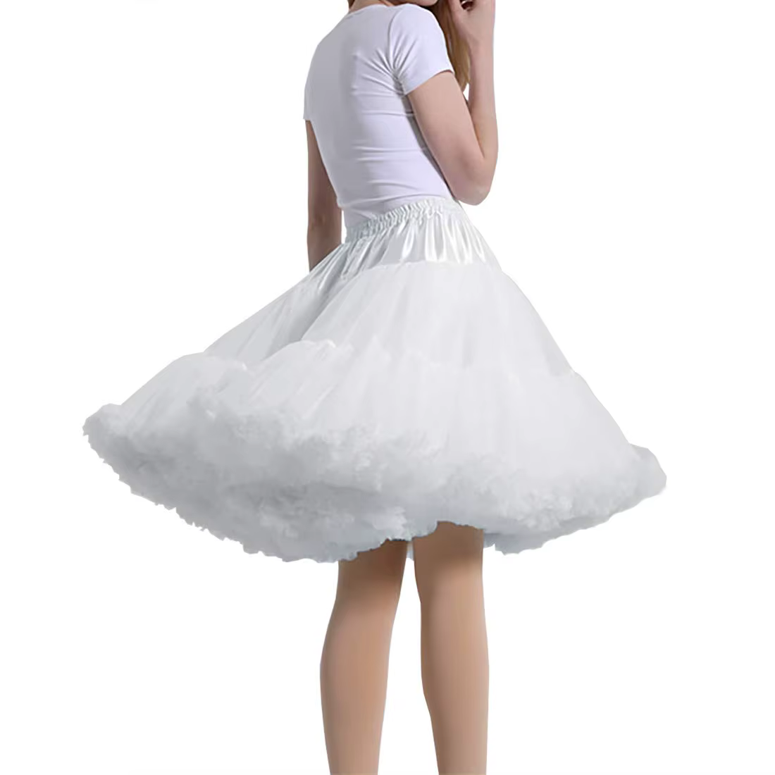 Jupon femme jupe adulte jupe Tutu bouffante couches Ballet Tulle jupes robe Costume sous-jupe longue