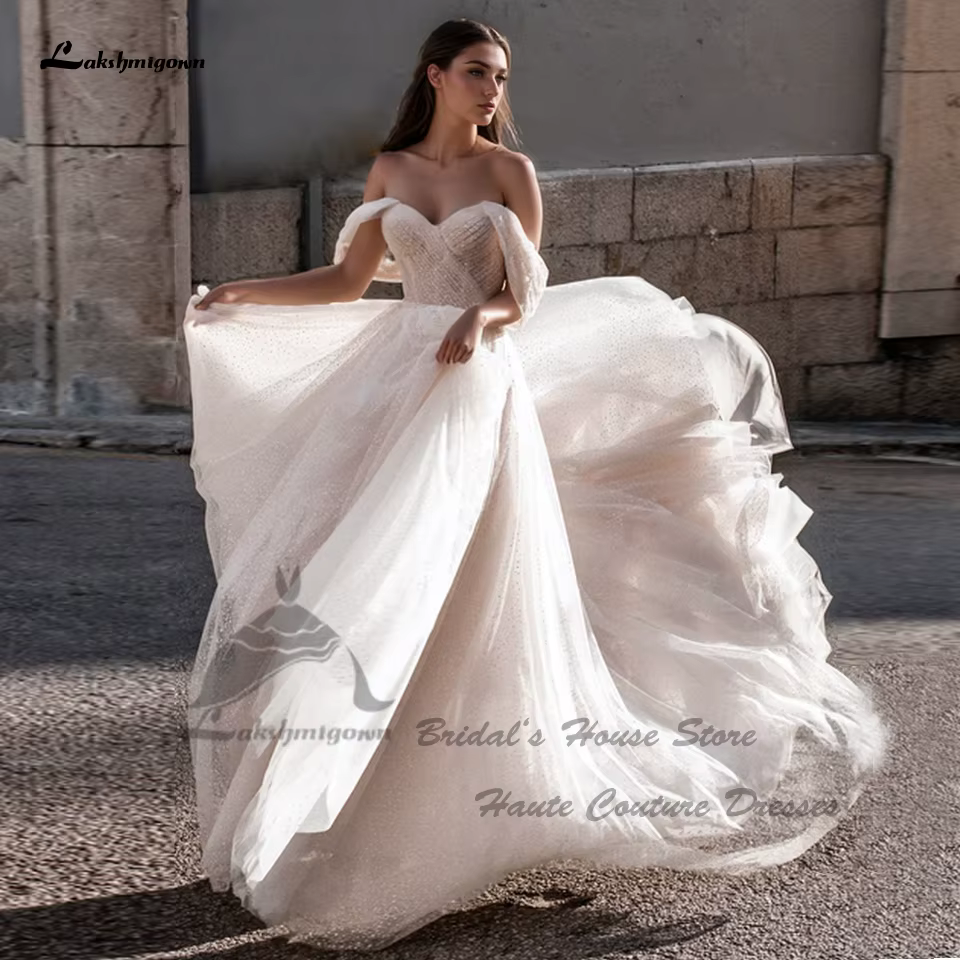 Yanshmigown-Robes longues scintillantes pour mariage à la plage de Rotterdam Kly, Robes de patients